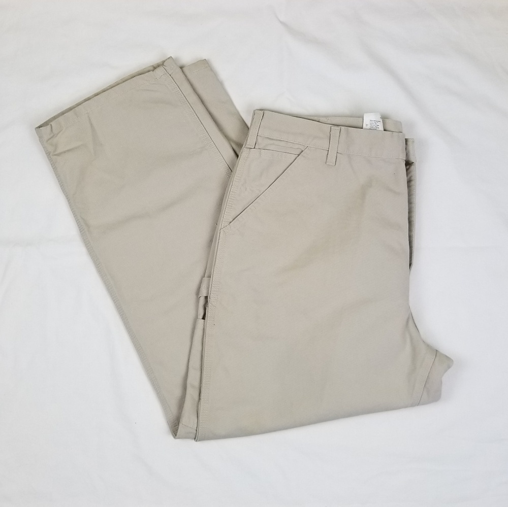 Carhartt Loose Fit Canvas Carpenter Jean's 40×30 - Picture 2 of 5